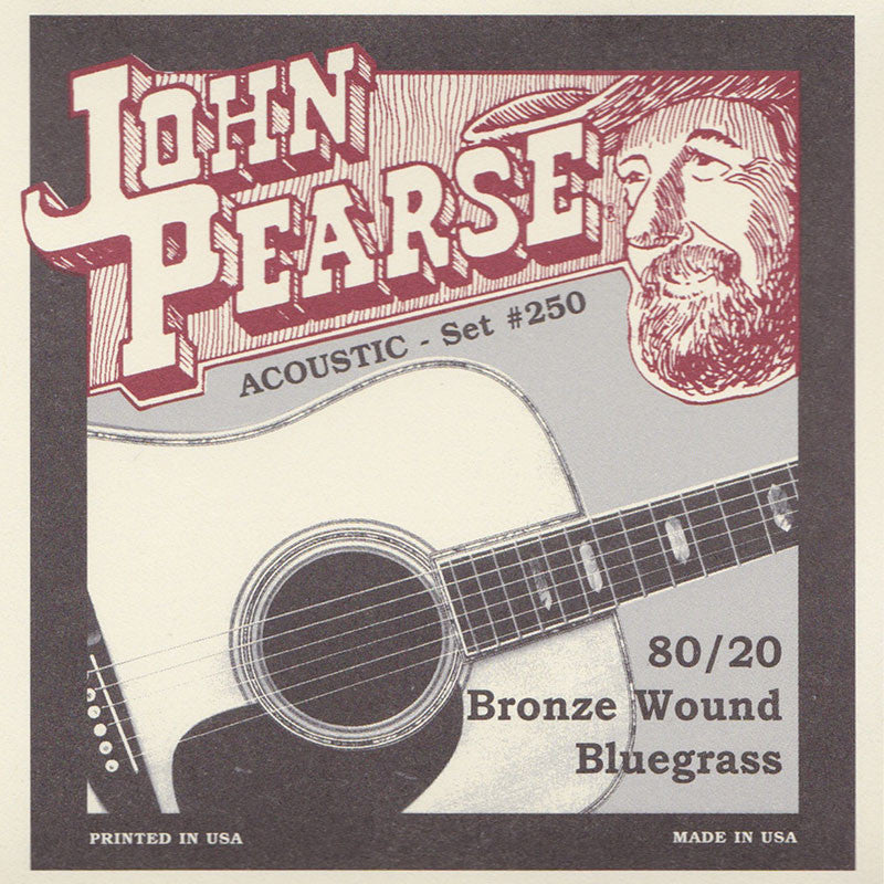 John Pearse 80/20 Bronze Acoustic Guitar Strings