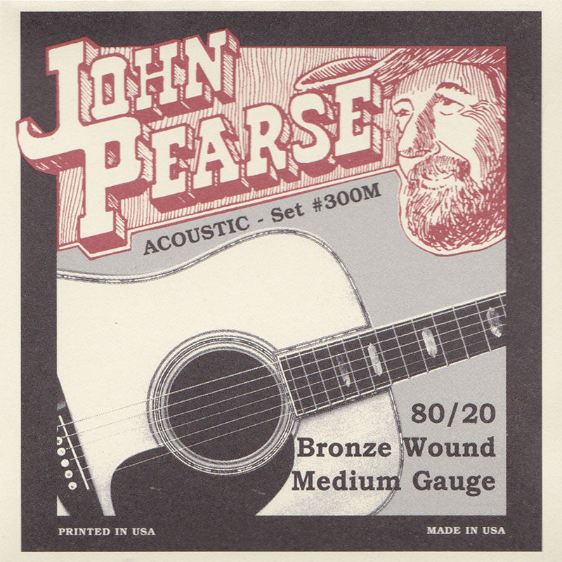 John Pearse 80/20 Bronze Acoustic Guitar Strings