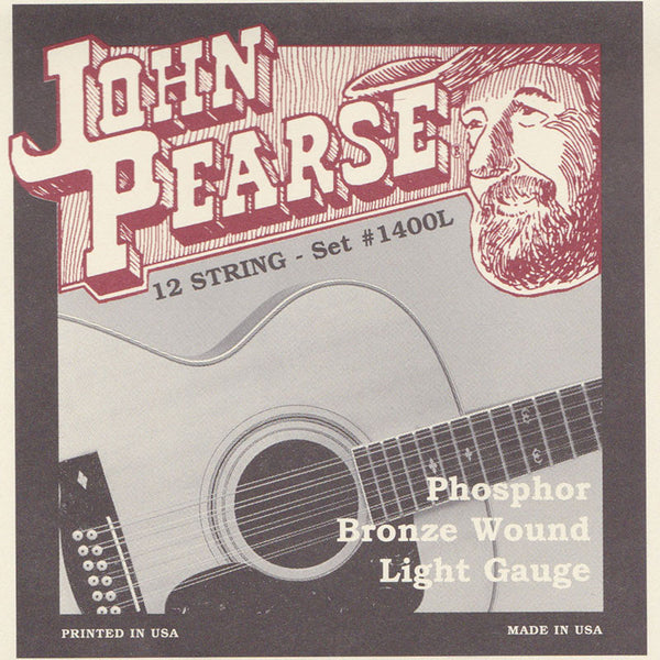 John Pearse 12 String Acoustic Guitar Strings Shoreline Music