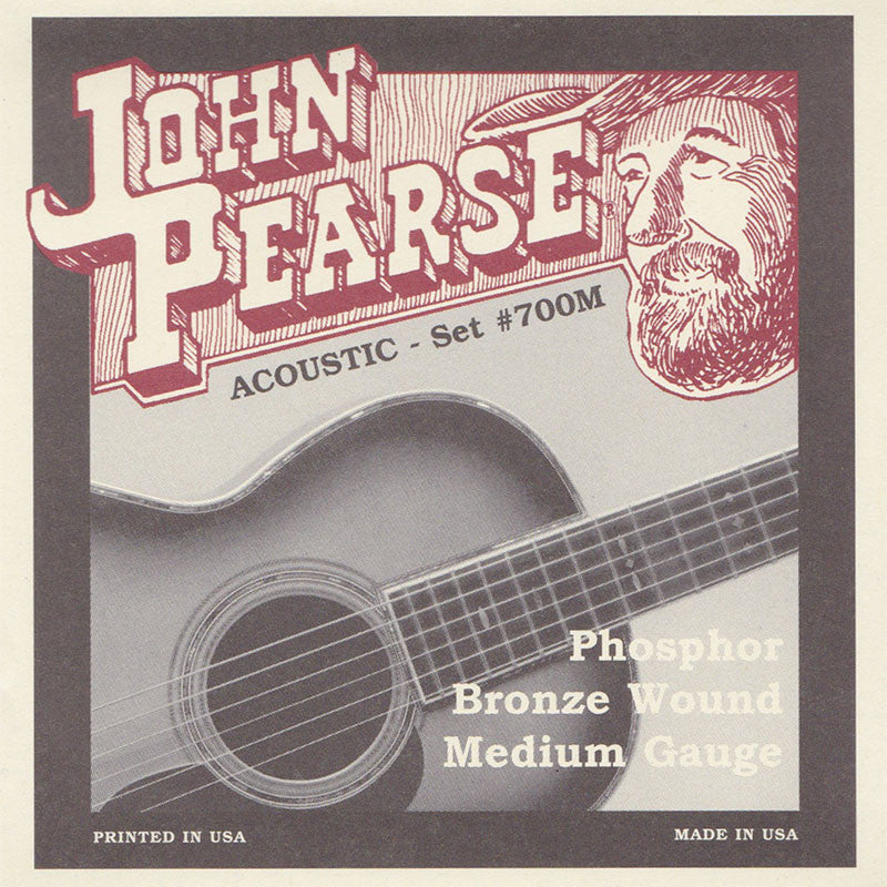 John Pearse Phosphor Bronze Acoustic Guitar Strings