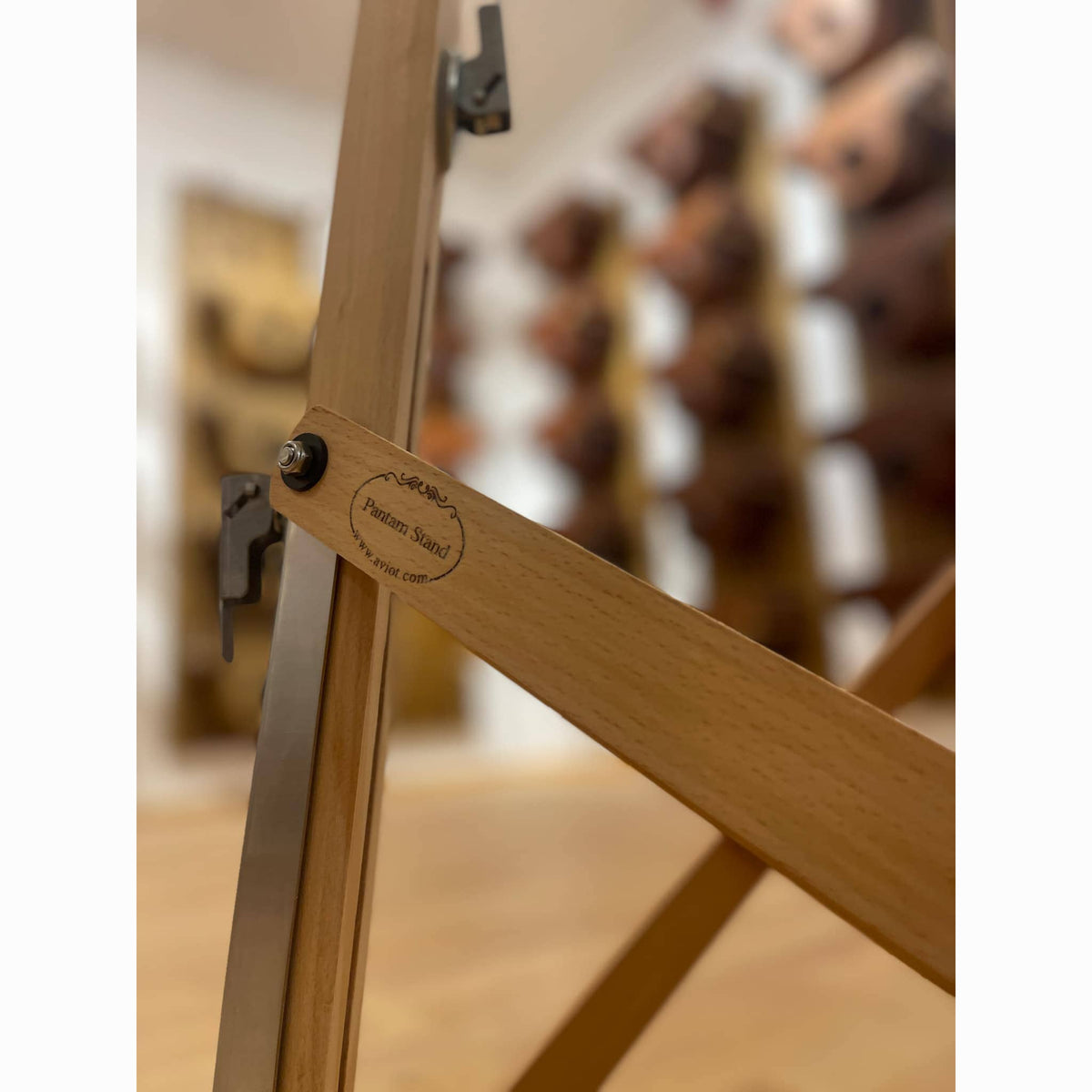 Pantam Handpan Stand — Solid Beech