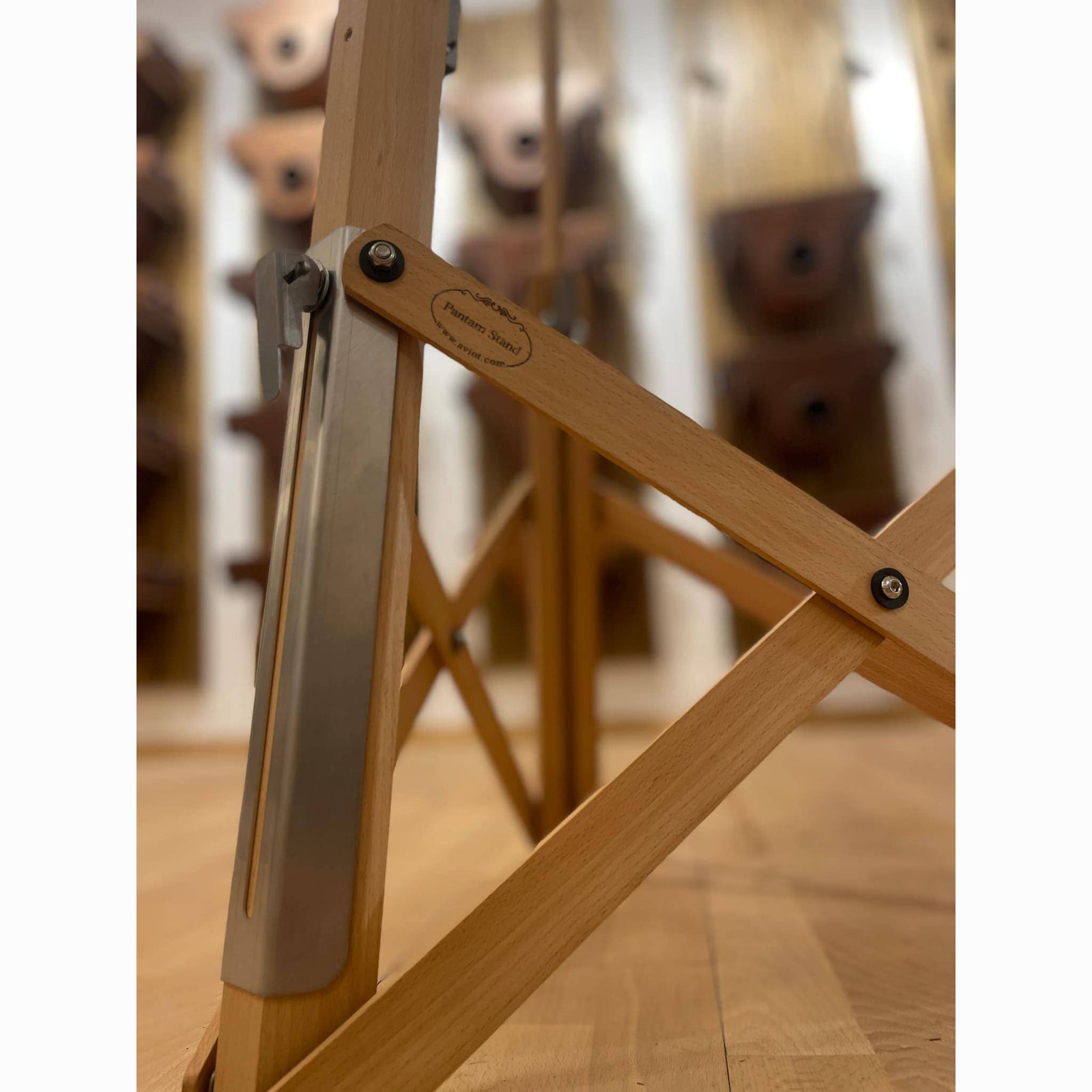 Pantam Handpan Stand — Solid Beech