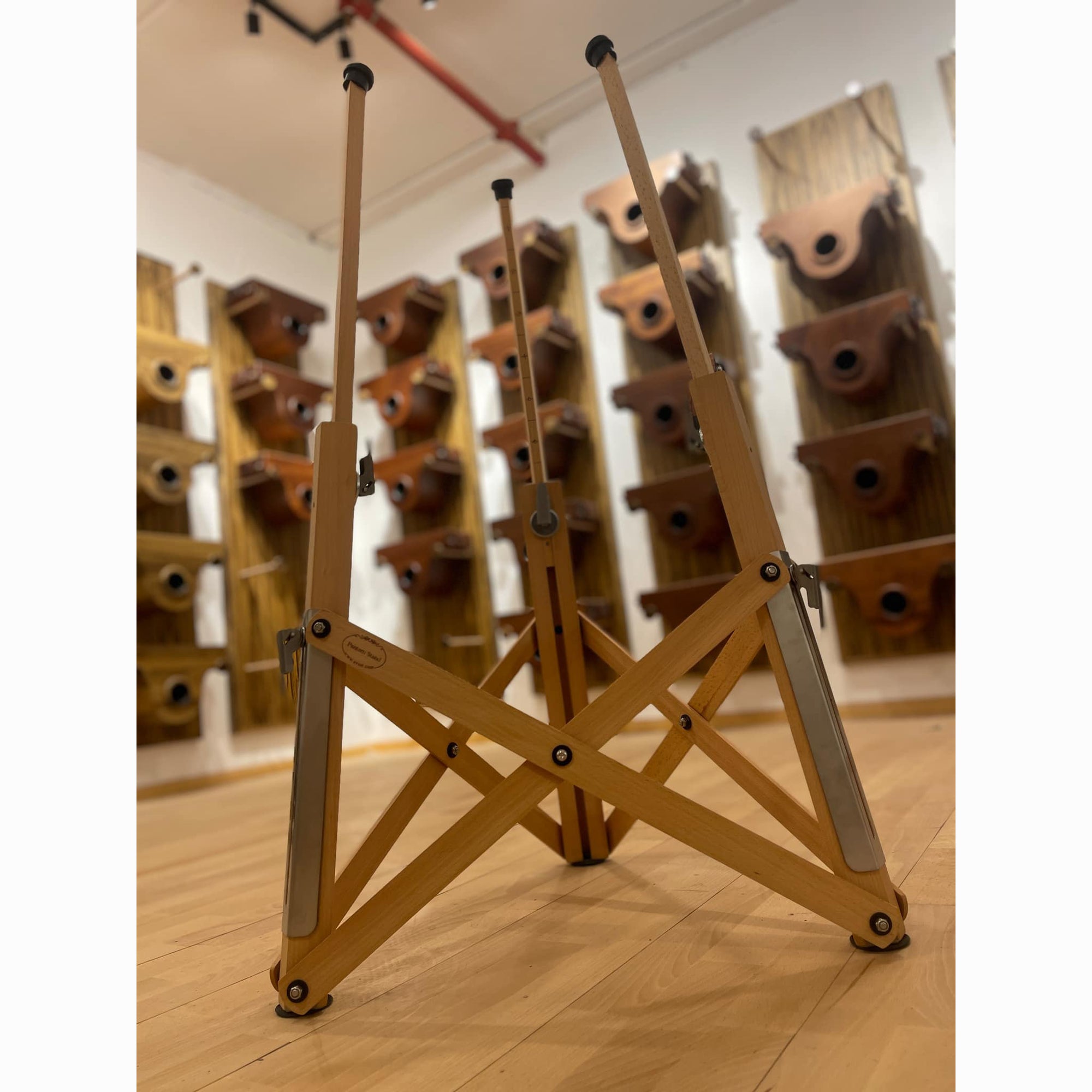 Pantam Handpan Stand — Solid Beech