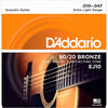 D'Addario 80/20 Bronze Acoustic Strings