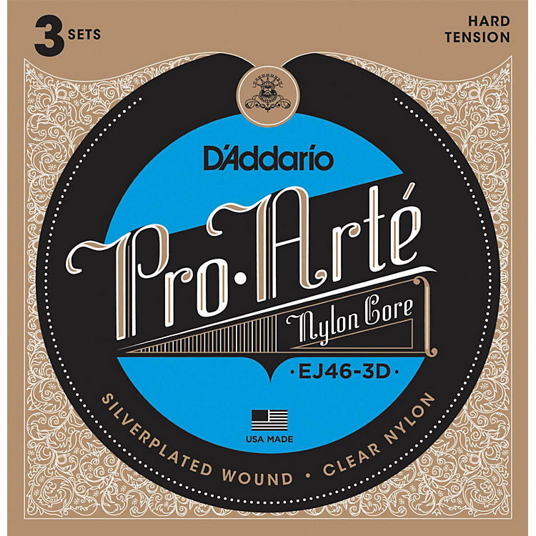 D'Addario Pro-Arte Classical Guitar Strings 3-Pack - Shoreline Music