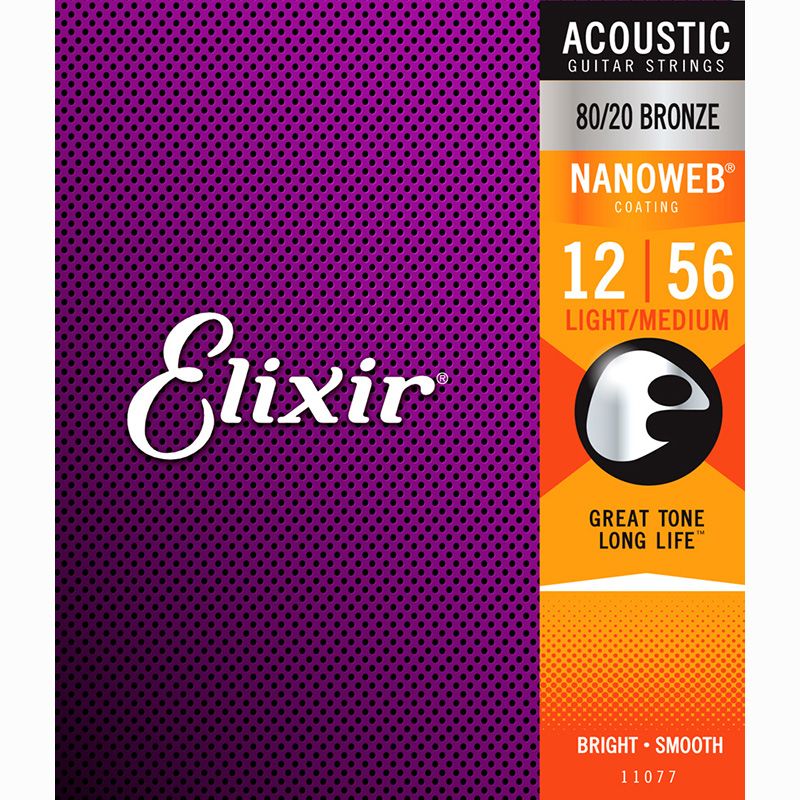 Elixir Nanoweb Acoustic Guitar Strings