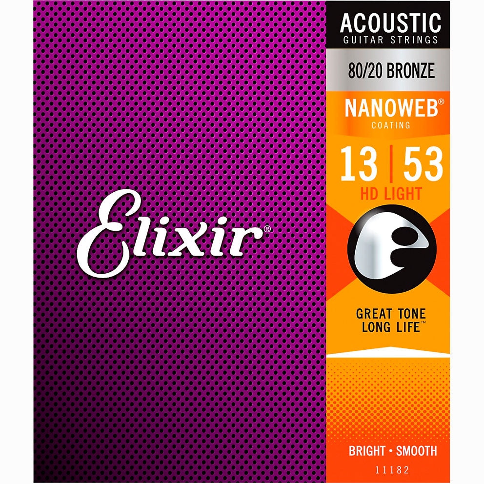Elixir Nanoweb Acoustic Guitar Strings