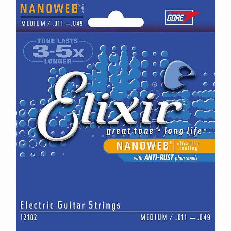Elixir Nanoweb Electric Guitar Strings
