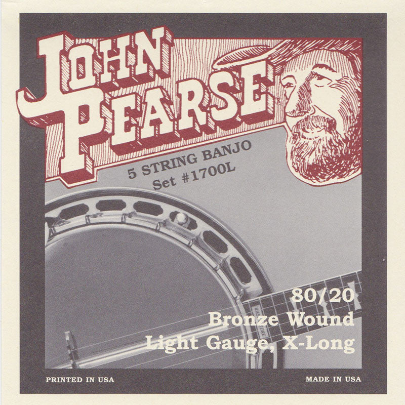 John Pearse Nickel Wound Banjo Strings