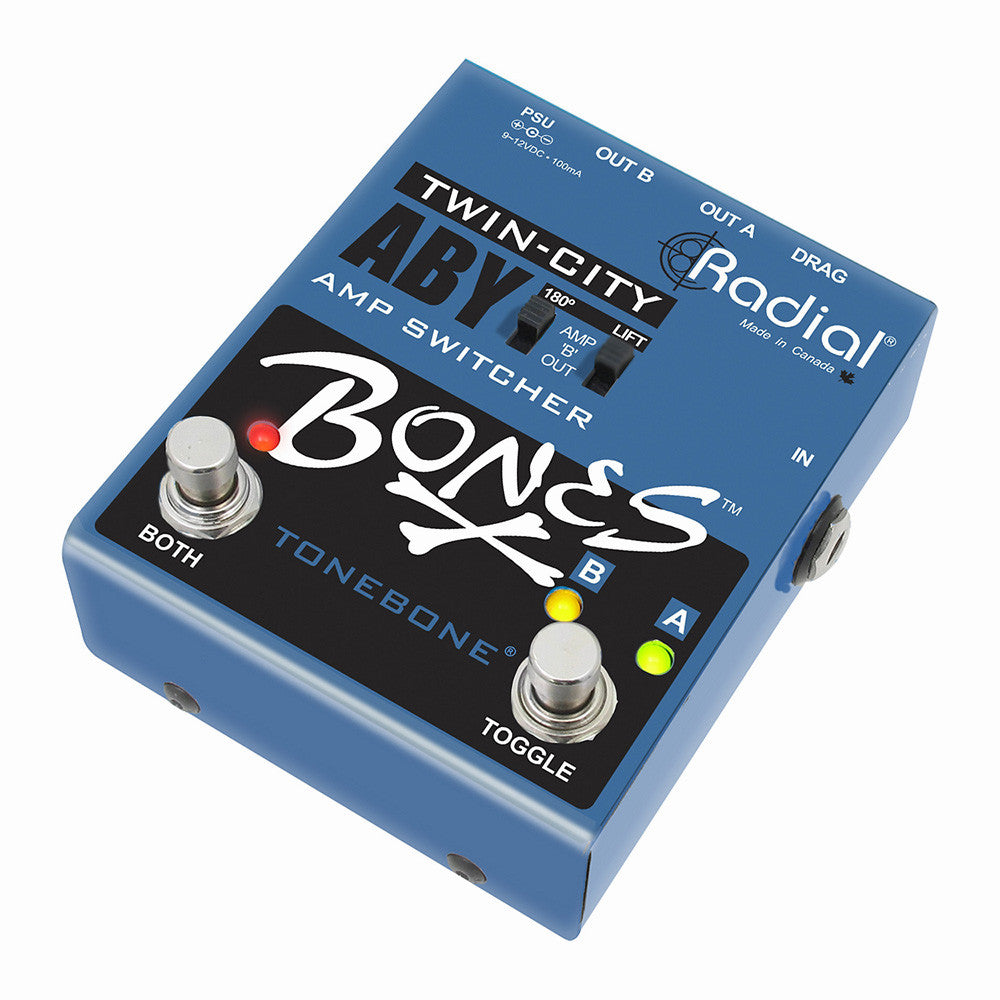 amp switcher pedal Radial Engineering ToneBone Twin-City ABY Switcher